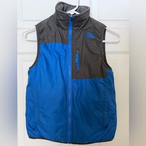The North Face Kids Blue and Gray Vest Size 7/8